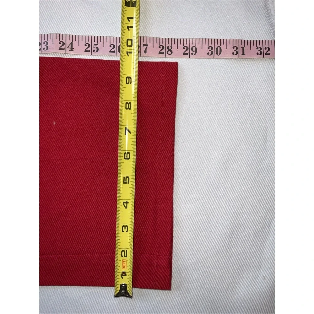 Vtg Lee Jeans Red Size 26x28 High Waist Straight Preppy‎ Chic Western Retro Glam